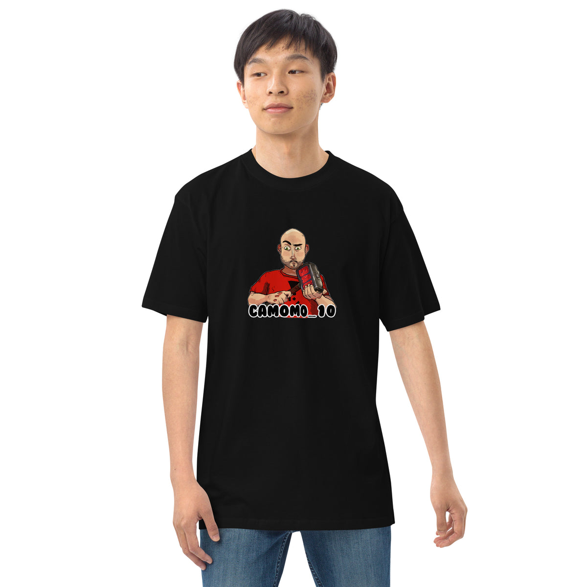 Camomo Logo T-Shirt - Black