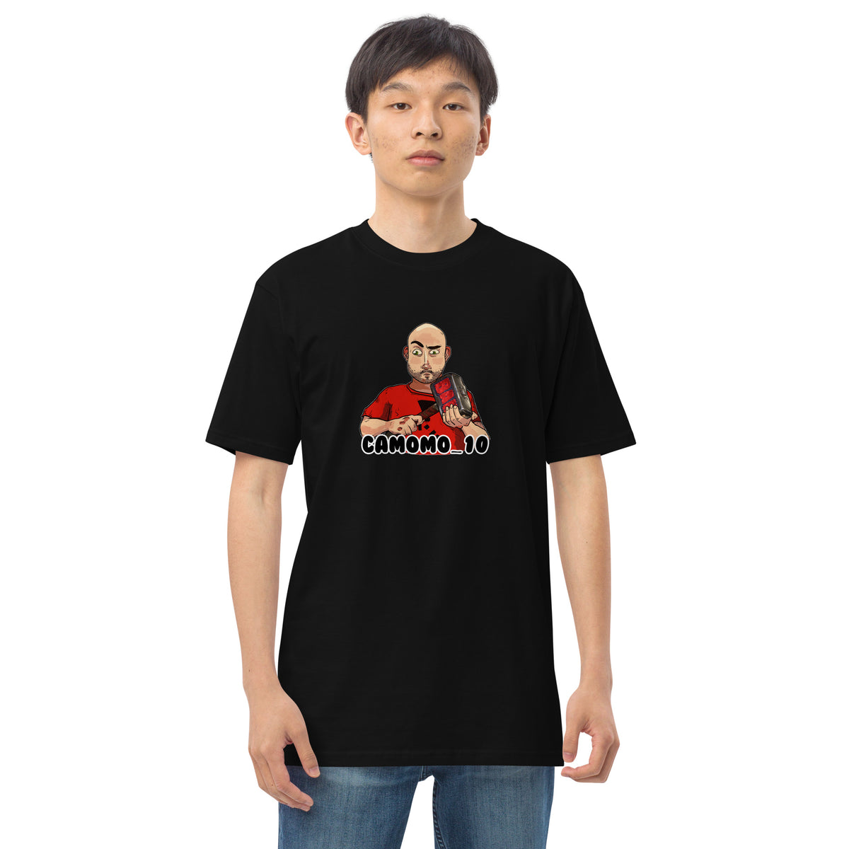Camomo Logo T-Shirt - Black