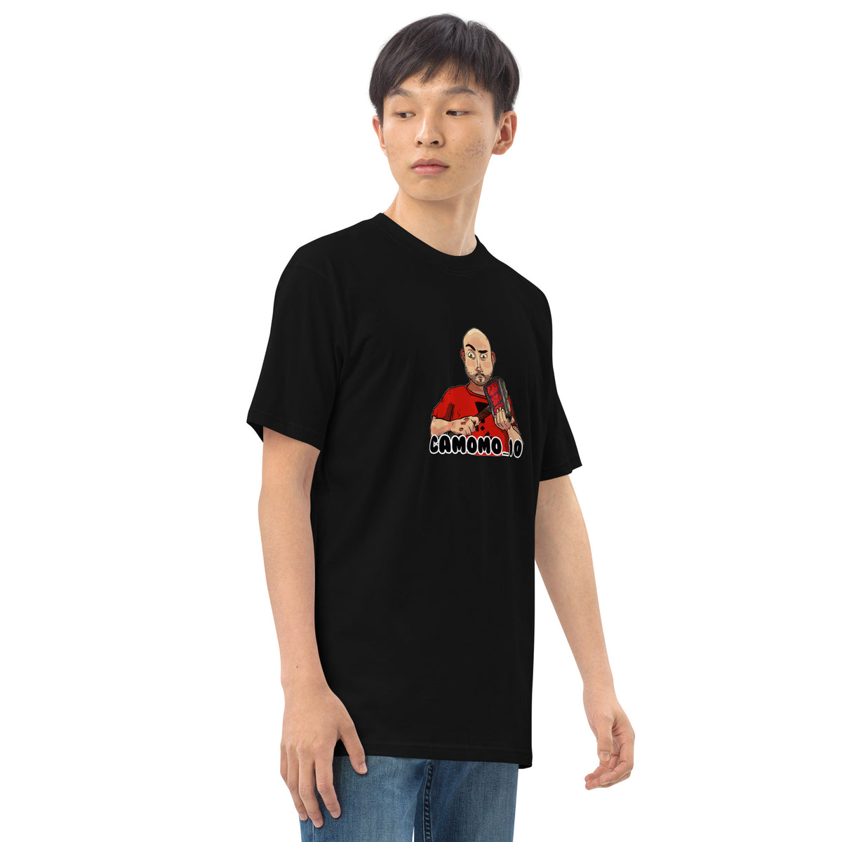 Camomo Logo T-Shirt - Black