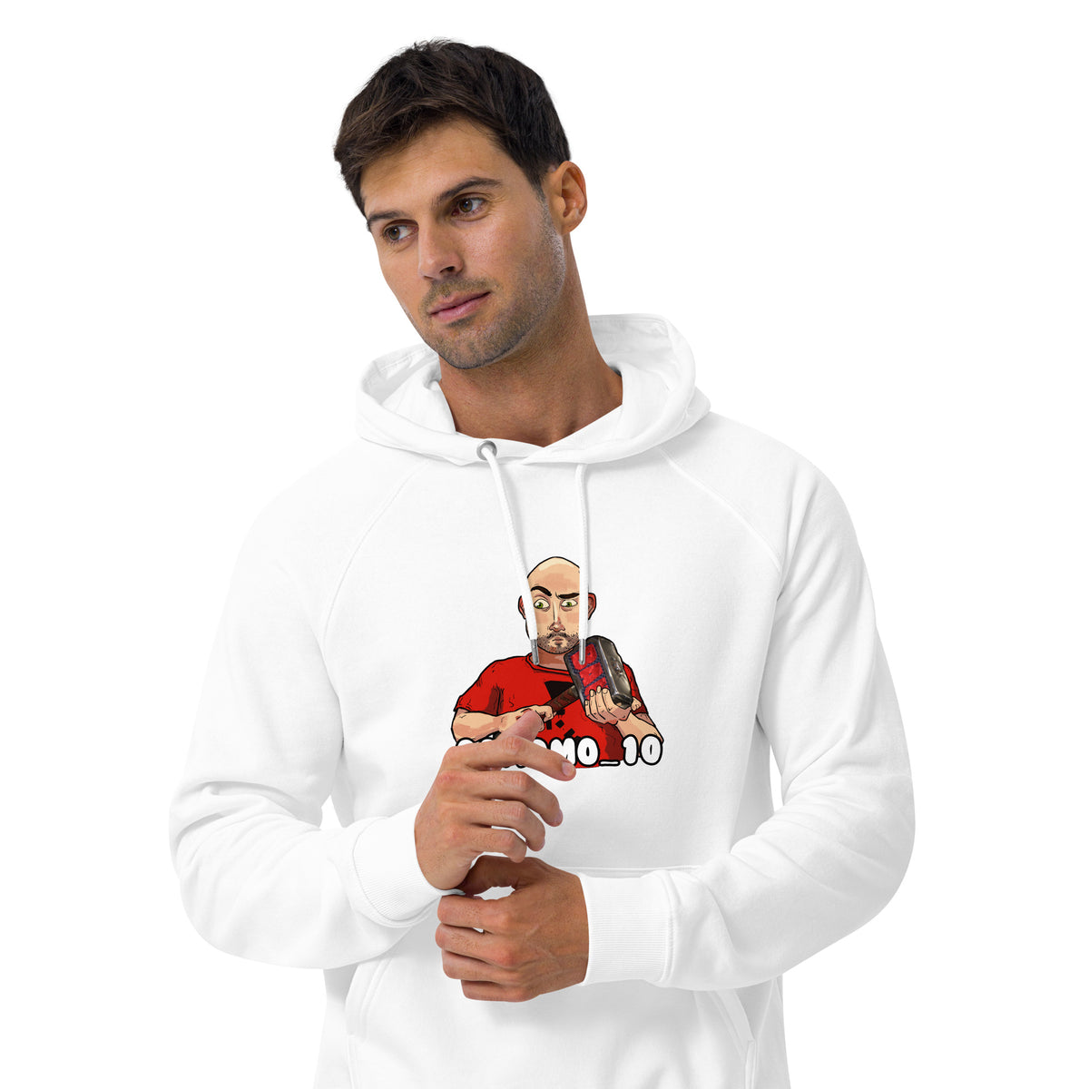 Camomo Logo Hoodie - White