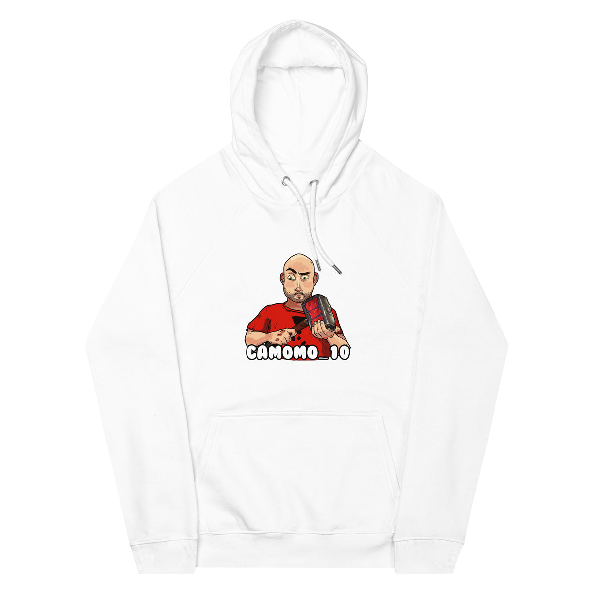 Camomo Logo Hoodie - White